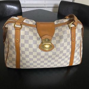 PRE-OWNED and truly loved LOUIS VUITTON STRESA PM DAMIER AZUR